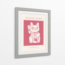 Maneki-neko Gato Rosa - KsanaKalpa | Cuadro decorativo de Canvas Lab