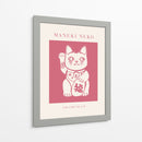 Maneki-neko Gato Rosa - KsanaKalpa | Cuadro decorativo de Canvas Lab