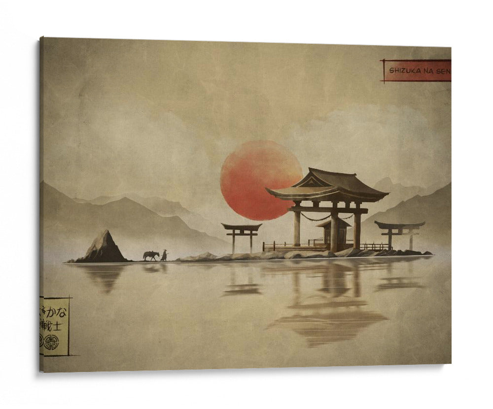Shizuka Na Senshi (Guerrero Tranquilo) - Fadil Roze | Cuadro decorativo de Canvas Lab