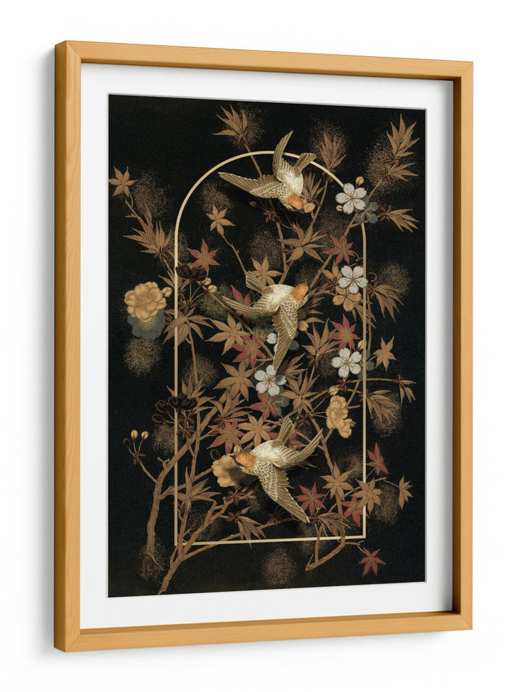 Un collage de otoño japonés - Marja van den | Cuadro decorativo de Canvas Lab