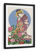 Luna Azul Japonesa - Marja van den | Cuadro decorativo de Canvas Lab