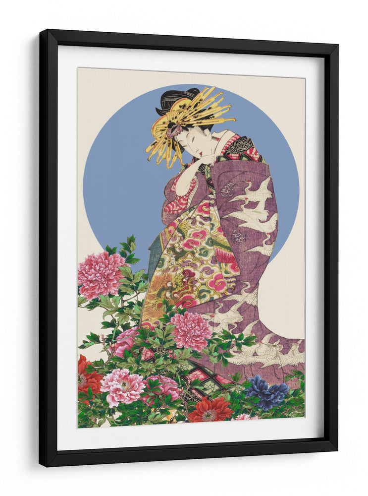 Luna Azul Japonesa - Marja van den | Cuadro decorativo de Canvas Lab