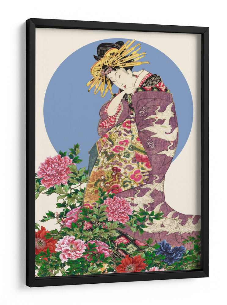 Luna Azul Japonesa - Marja van den | Cuadro decorativo de Canvas Lab