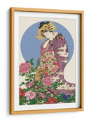 Luna Azul Japonesa - Marja van den | Cuadro decorativo de Canvas Lab