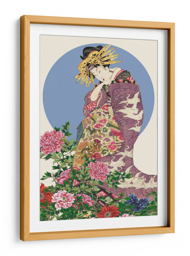 Luna Azul Japonesa - Marja van den | Cuadro decorativo de Canvas Lab