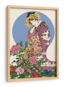 Luna Azul Japonesa - Marja van den | Cuadro decorativo de Canvas Lab