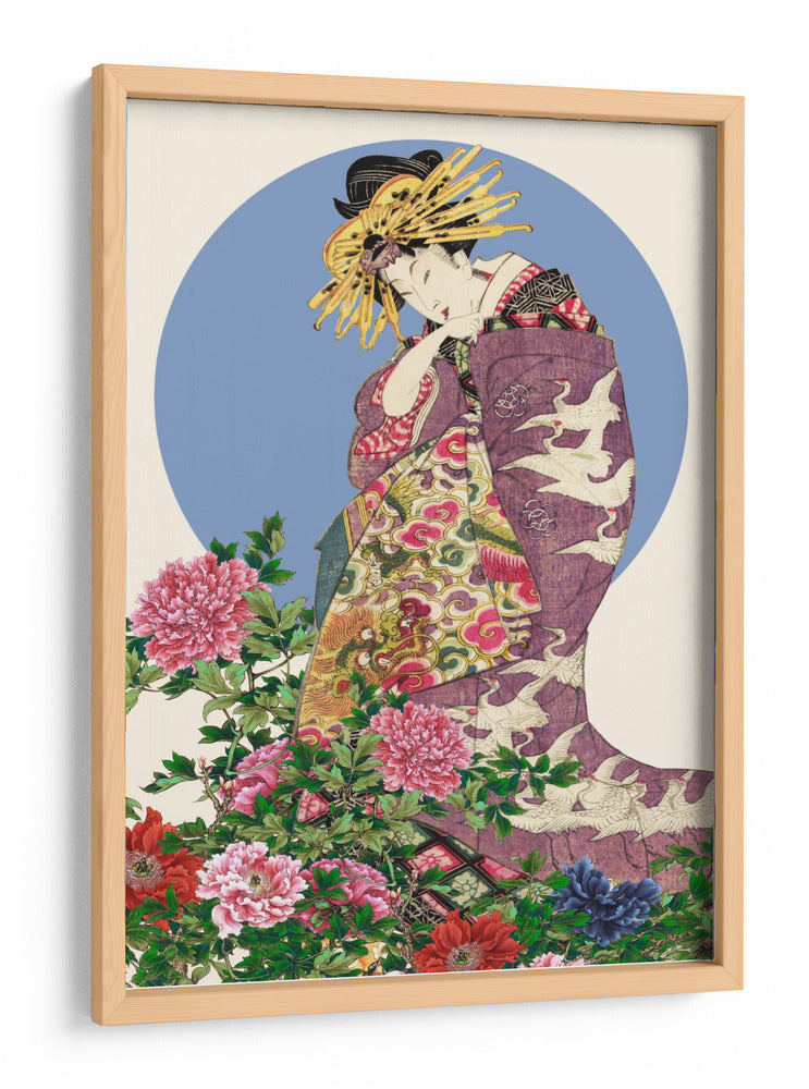 Luna Azul Japonesa - Marja van den | Cuadro decorativo de Canvas Lab