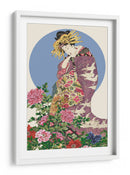 Luna Azul Japonesa - Marja van den | Cuadro decorativo de Canvas Lab