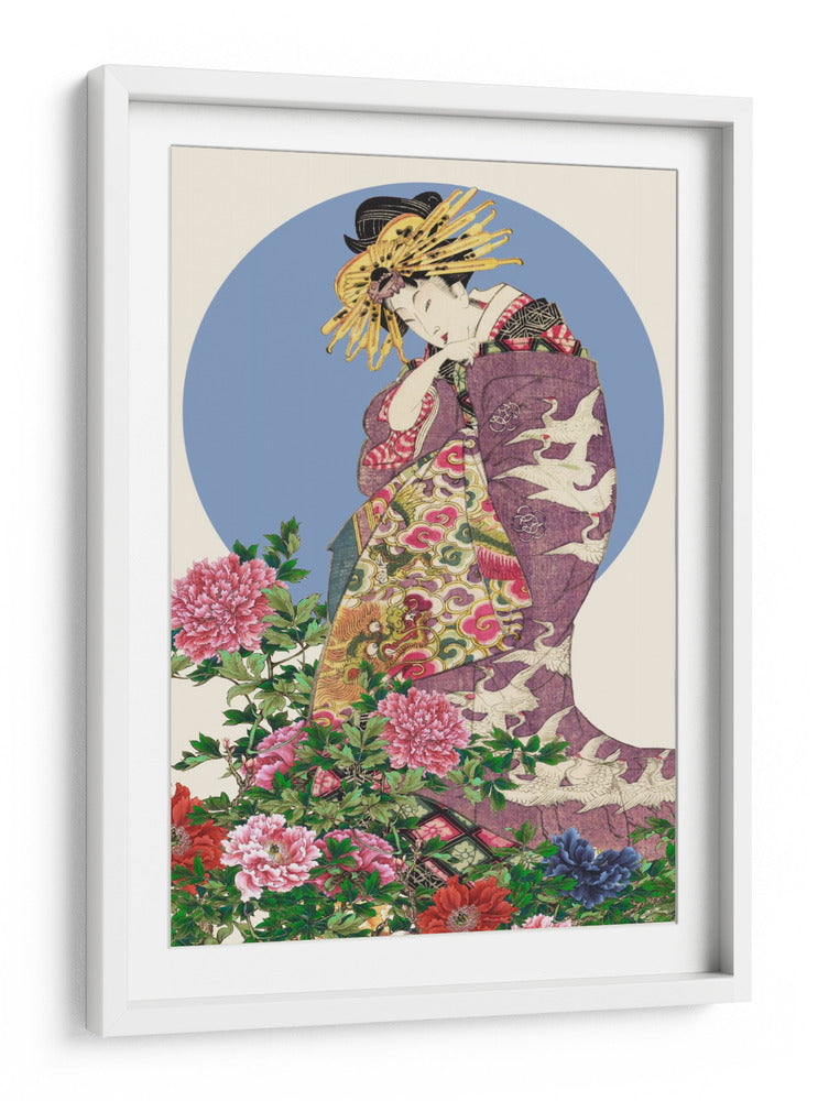 Luna Azul Japonesa - Marja van den | Cuadro decorativo de Canvas Lab