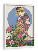 Luna Azul Japonesa - Marja van den | Cuadro decorativo de Canvas Lab