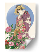 Luna Azul Japonesa - Marja van den | Cuadro decorativo de Canvas Lab