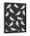 Patrón de Ibis Crestado - Nicholas | Cuadro decorativo de Canvas Lab