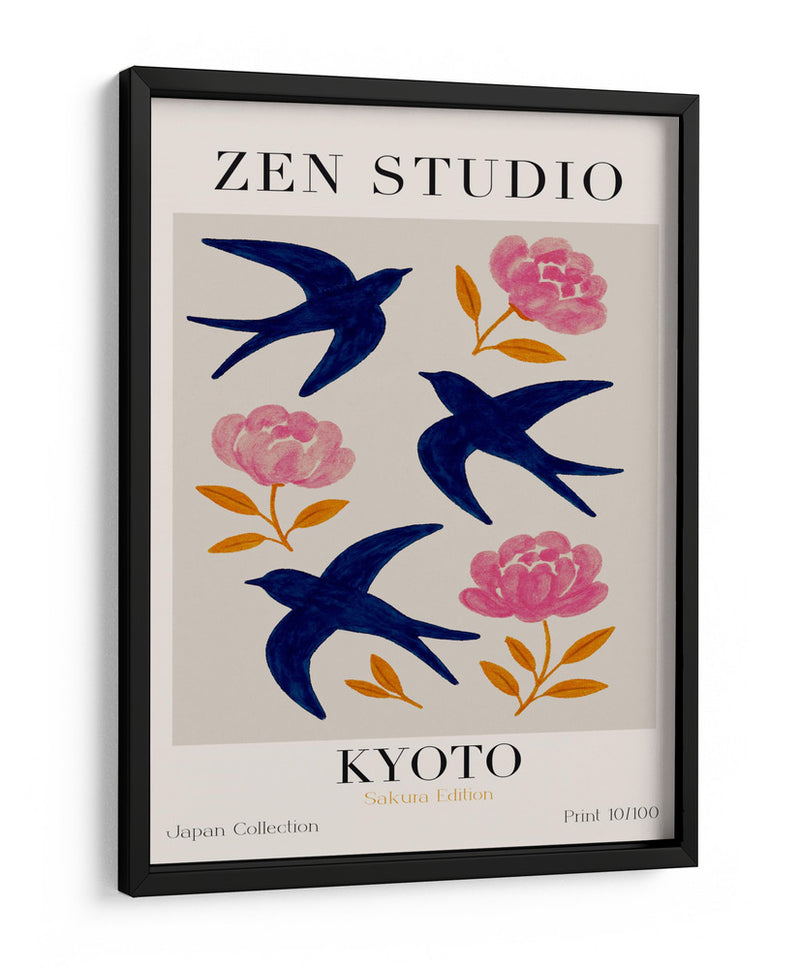 Vuelo y Flores - Treechild | Cuadro decorativo de Canvas Lab