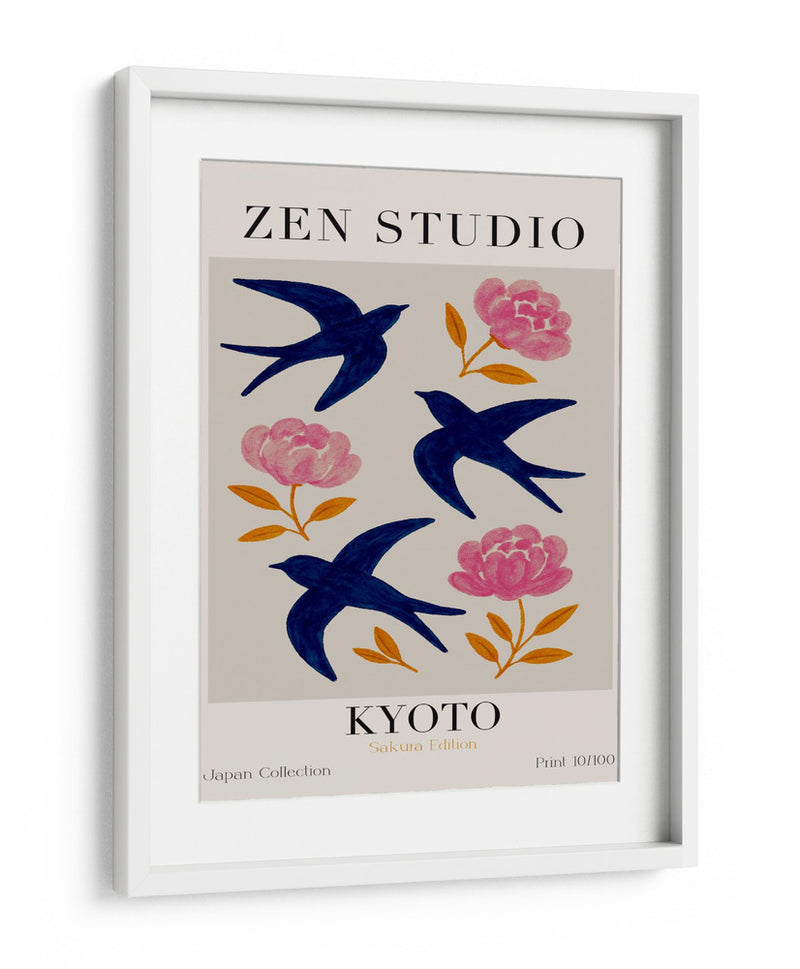 Vuelo y Flores - Treechild | Cuadro decorativo de Canvas Lab