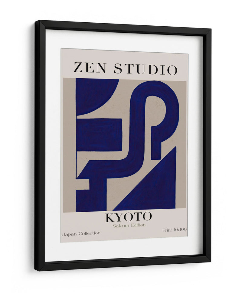 Flujo Geométrico Azul - Treechild | Cuadro decorativo de Canvas Lab