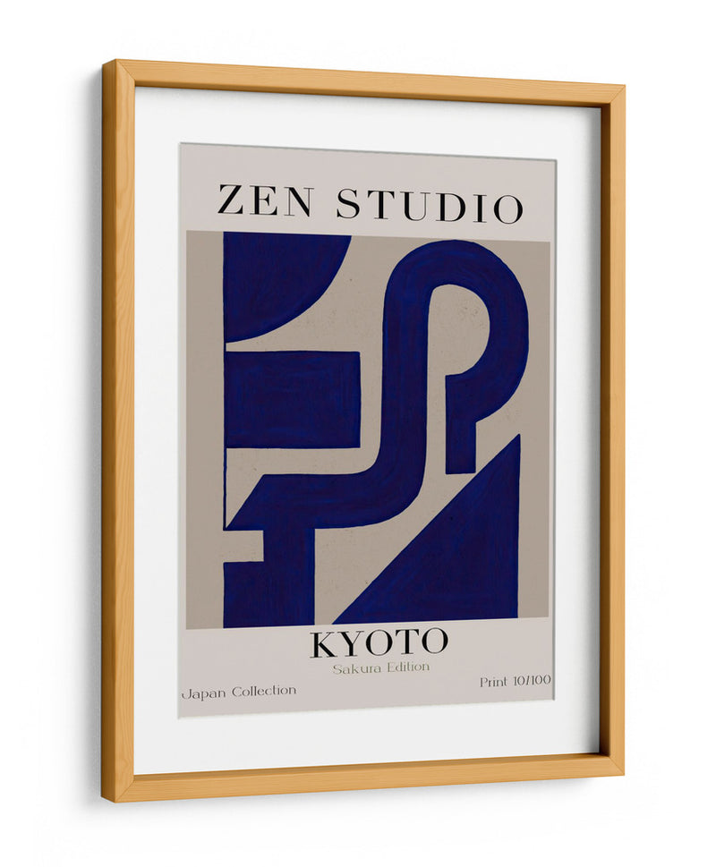 Flujo Geométrico Azul - Treechild | Cuadro decorativo de Canvas Lab