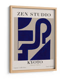 Flujo Geométrico Azul - Treechild | Cuadro decorativo de Canvas Lab