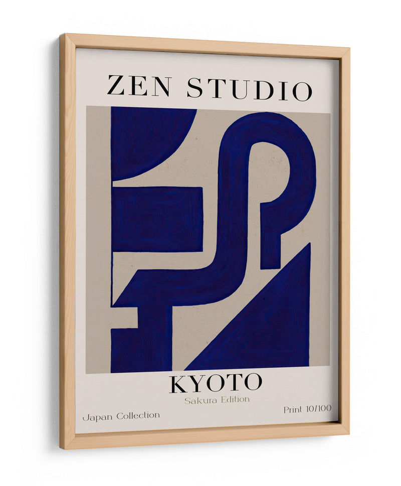 Flujo Geométrico Azul - Treechild | Cuadro decorativo de Canvas Lab