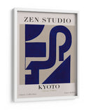 Flujo Geométrico Azul - Treechild | Cuadro decorativo de Canvas Lab