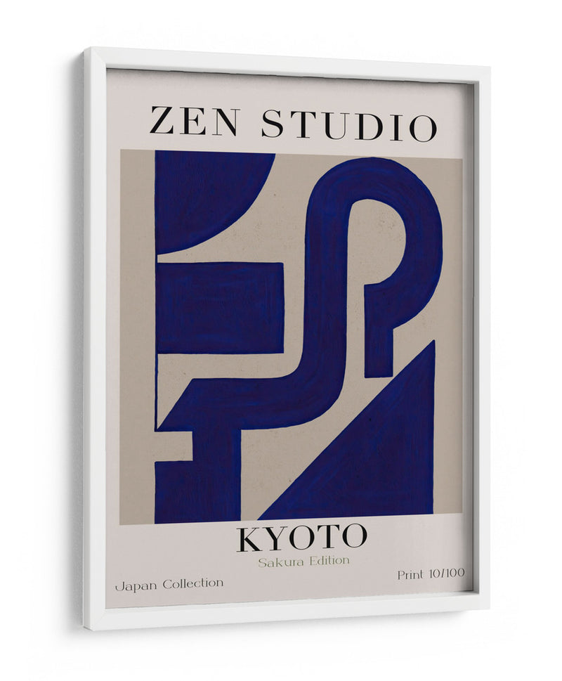 Flujo Geométrico Azul - Treechild | Cuadro decorativo de Canvas Lab