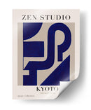 Flujo Geométrico Azul - Treechild | Cuadro decorativo de Canvas Lab