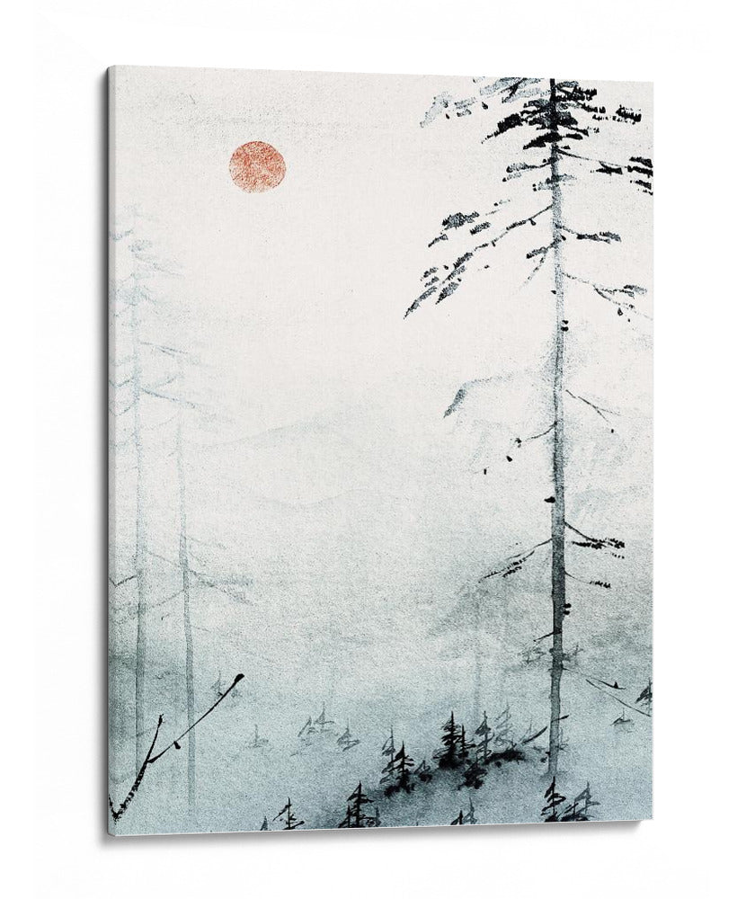 Pinos neblinosos serenos - Treechild | Cuadro decorativo de Canvas Lab