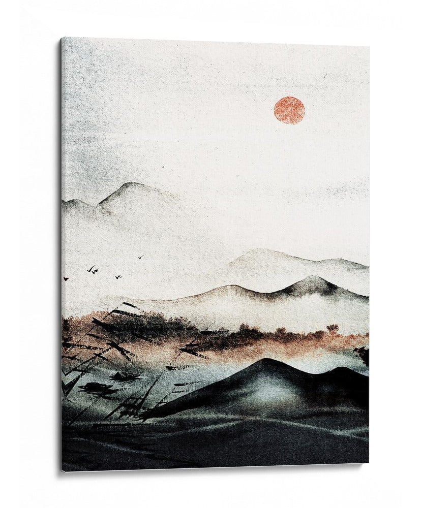 Picos Brumosos al Amanecer - Treechild | Cuadro decorativo de Canvas Lab