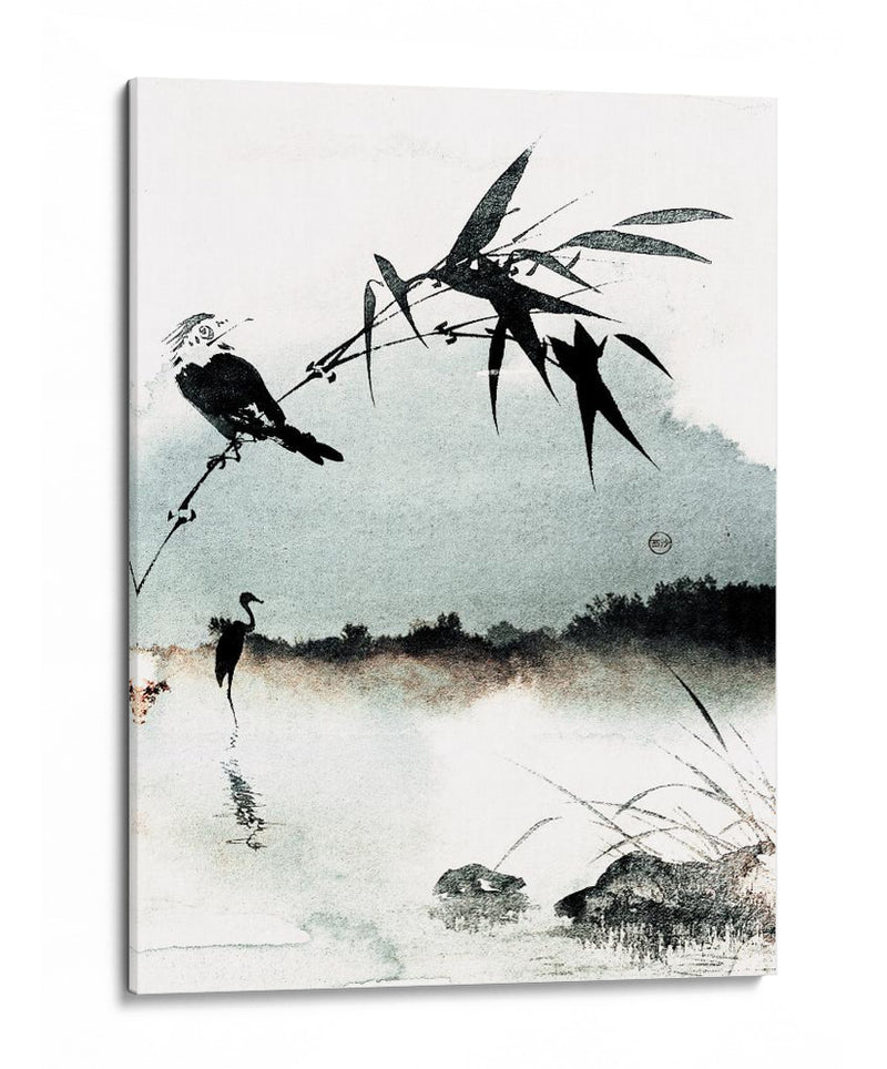 Mañana Brumosa de Bambú - Treechild | Cuadro decorativo de Canvas Lab