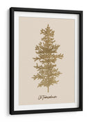 Oh Tannenbaum (oro) - Kubistika | Cuadro decorativo de Canvas Lab