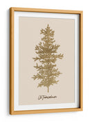 Oh Tannenbaum (oro) - Kubistika | Cuadro decorativo de Canvas Lab