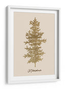 Oh Tannenbaum (oro) - Kubistika | Cuadro decorativo de Canvas Lab