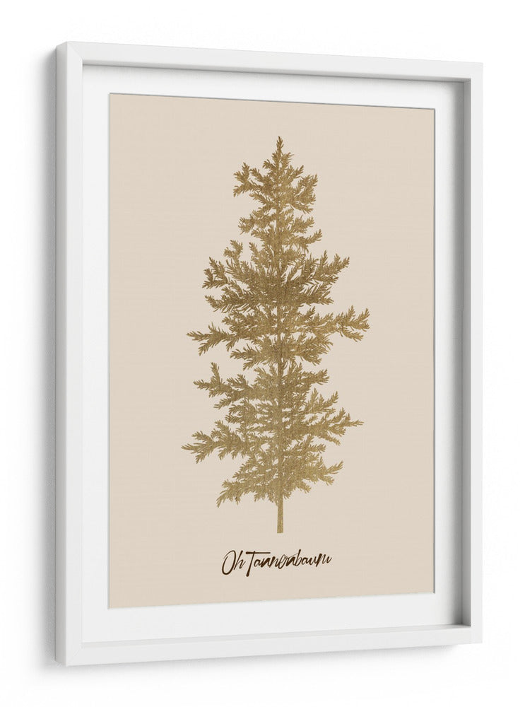 Oh Tannenbaum (oro) - Kubistika | Cuadro decorativo de Canvas Lab