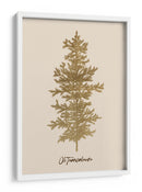Oh Tannenbaum (oro) - Kubistika | Cuadro decorativo de Canvas Lab