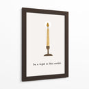 Sé la Luz - Kubistika | Cuadro decorativo de Canvas Lab