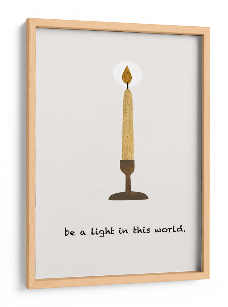 Sé la Luz - Kubistika | Cuadro decorativo de Canvas Lab