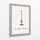 Sé la Luz - Kubistika | Cuadro decorativo de Canvas Lab