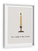 Sé la Luz - Kubistika | Cuadro decorativo de Canvas Lab