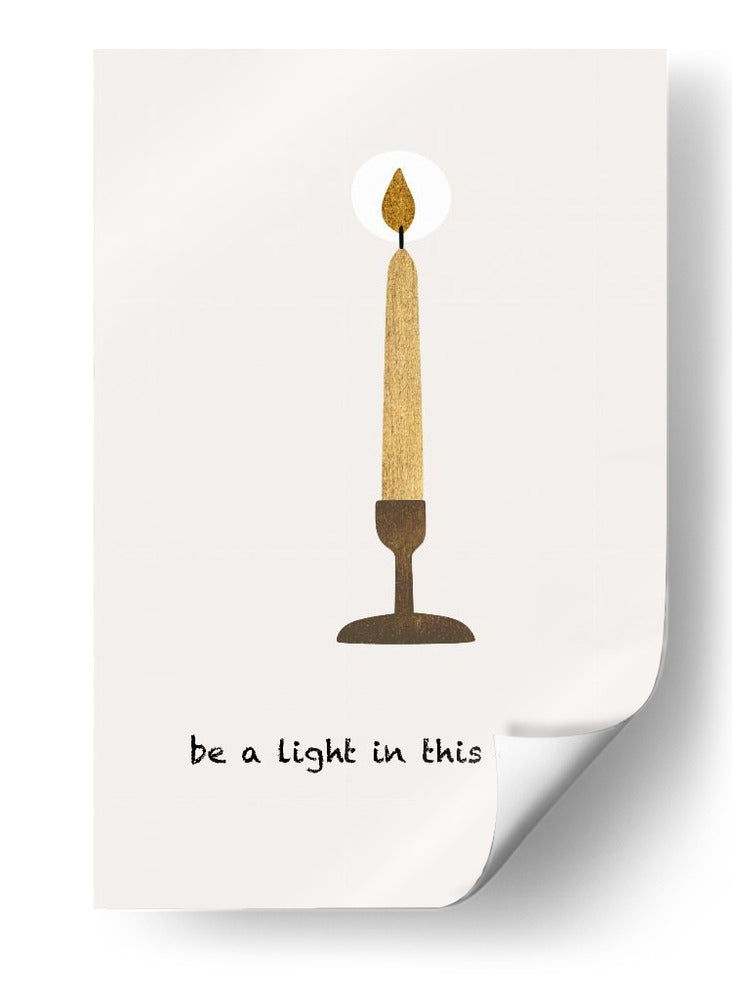 Sé la Luz - Kubistika | Cuadro decorativo de Canvas Lab