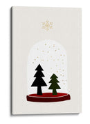 Copos de Nieve Bailarines - Kubistika | Cuadro decorativo de Canvas Lab