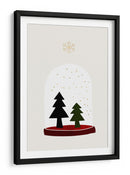 Copos de Nieve Bailarines - Kubistika | Cuadro decorativo de Canvas Lab