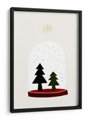 Copos de Nieve Bailarines - Kubistika | Cuadro decorativo de Canvas Lab