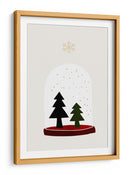 Copos de Nieve Bailarines - Kubistika | Cuadro decorativo de Canvas Lab