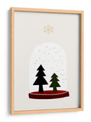 Copos de Nieve Bailarines - Kubistika | Cuadro decorativo de Canvas Lab