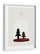 Copos de Nieve Bailarines - Kubistika | Cuadro decorativo de Canvas Lab