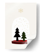 Copos de Nieve Bailarines - Kubistika | Cuadro decorativo de Canvas Lab