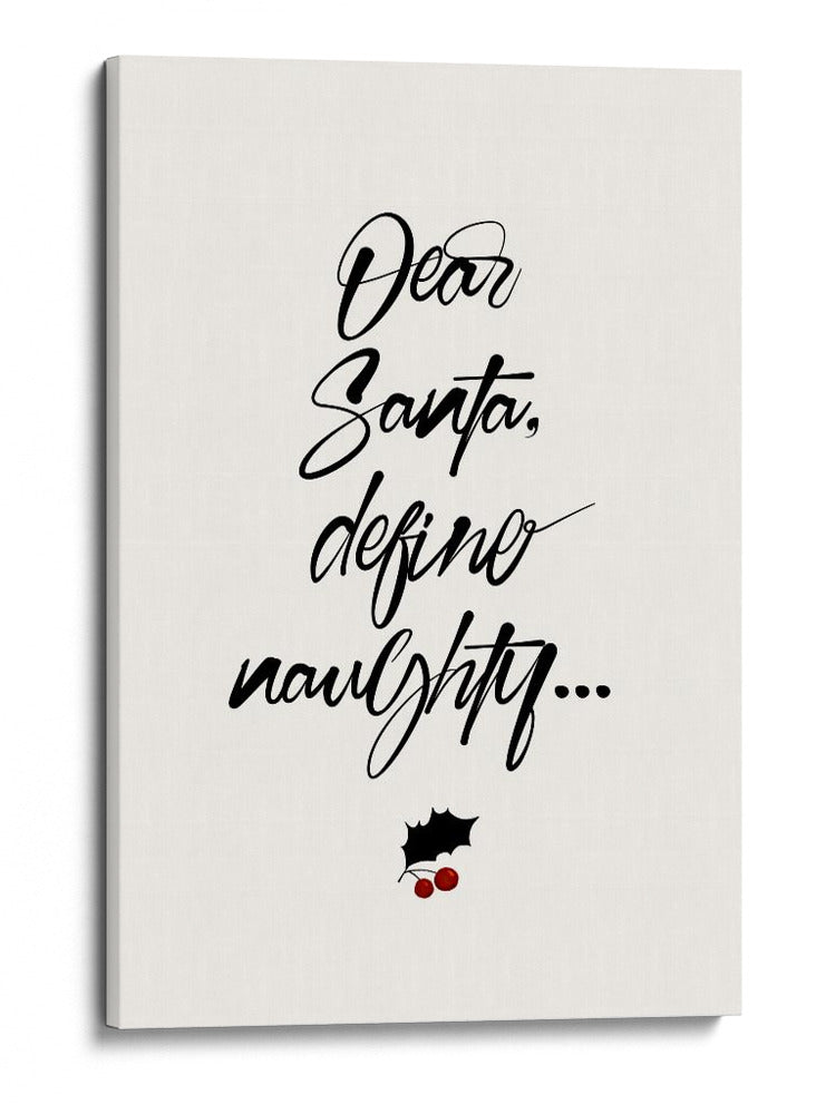 Querido Santa - Kubistika | Cuadro decorativo de Canvas Lab