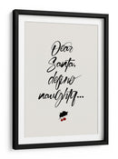 Querido Santa - Kubistika | Cuadro decorativo de Canvas Lab