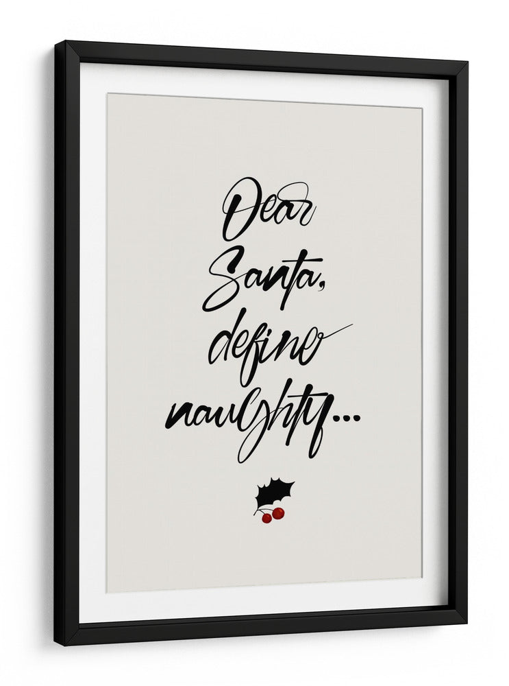 Querido Santa - Kubistika | Cuadro decorativo de Canvas Lab