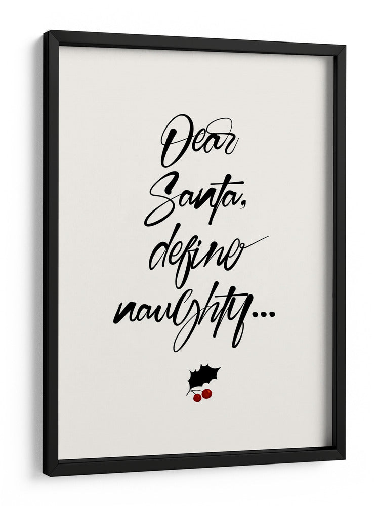 Querido Santa - Kubistika | Cuadro decorativo de Canvas Lab