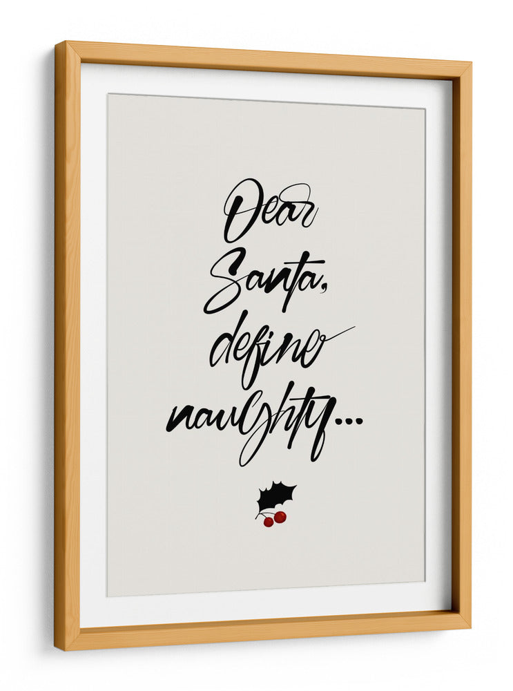 Querido Santa - Kubistika | Cuadro decorativo de Canvas Lab